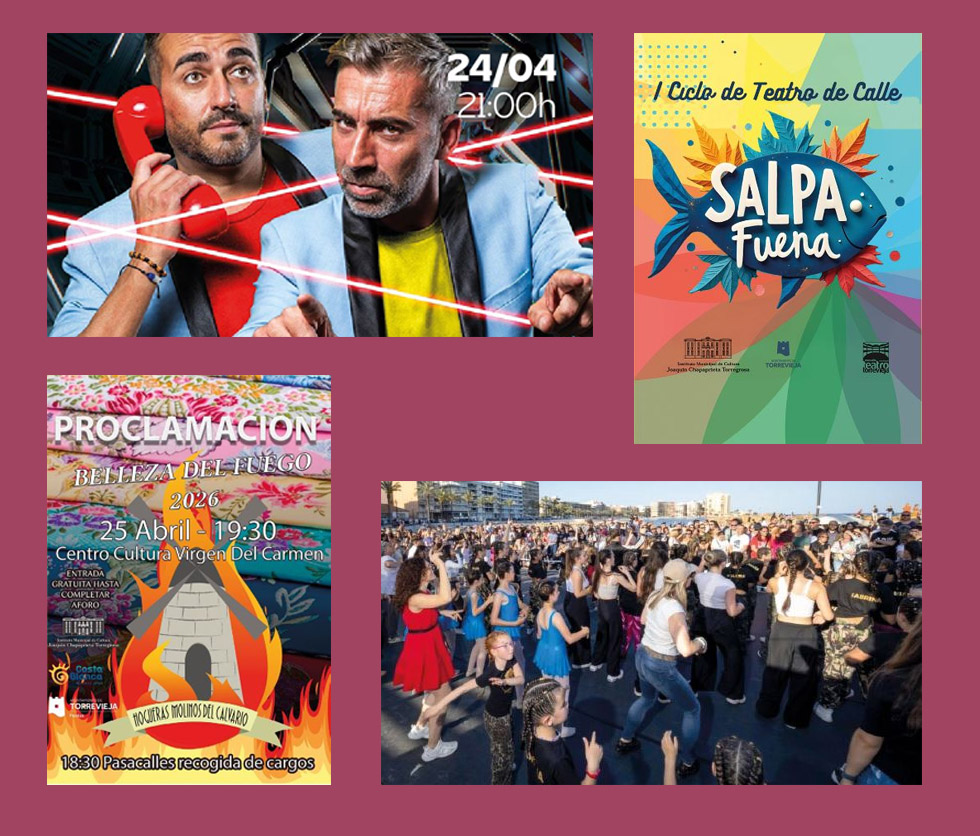 Torrevieja se llena de teatro, danza y tradición con un fin de semana de propuestas para todos los públicos